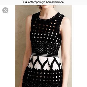 Anthropologie Baraschi Rona Basket Dress size 12